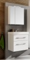Elita Barcelona 60 cm komplett fürdőszobabútor szett, fényes fehér színben
